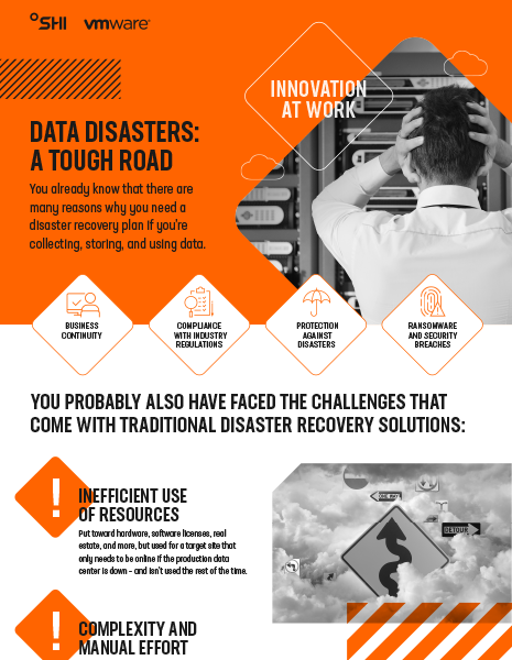 Data Disaster A Tough Road Infographic